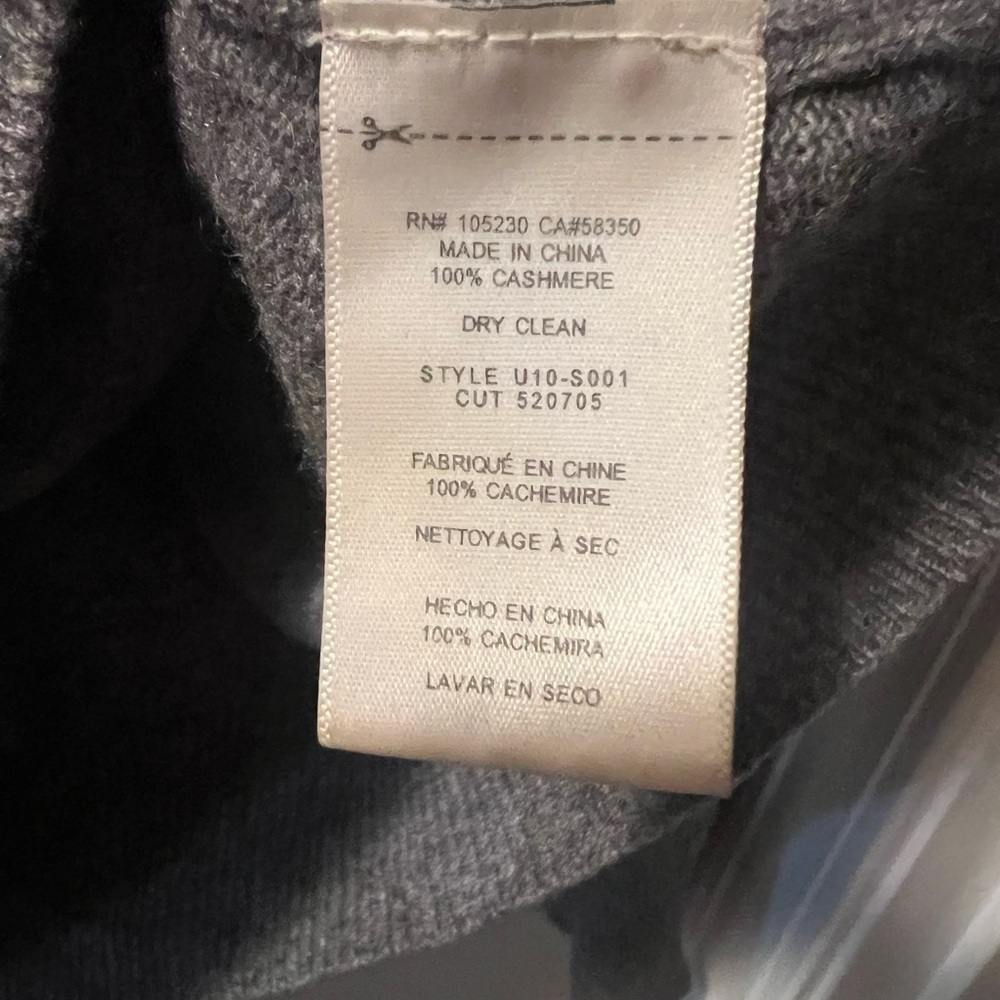 Equipment Femme Heather Gray Cashmere Sweater - Picture 4 of 5